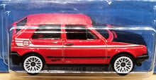 Load image into Gallery viewer, Hot Wheels 2022 Volkswagen Golf MK2 Red Volkswagen 8/8 New Long Card
