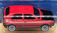 Load image into Gallery viewer, Hot Wheels 2022 Volkswagen Golf MK2 Red Volkswagen 8/8 New Long Card
