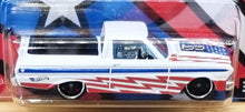 Load image into Gallery viewer, Hot Wheels 2022 &#39;65 Ford Ranchero White Stars &amp; Stripes 1/8 New Long Card
