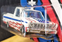 Load image into Gallery viewer, Hot Wheels 2022 &#39;65 Ford Ranchero White Stars &amp; Stripes 1/8 New Long Card
