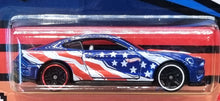 Load image into Gallery viewer, Hot Wheels 2022 2018 Ford Mustang GT Blue Stars &amp; Stripes 6/8 New Long Card
