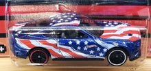 Load image into Gallery viewer, Hot Wheels 2022 2018 Ford Mustang GT Blue Stars &amp; Stripes 6/8 New Long Card
