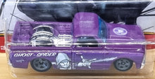 Load image into Gallery viewer, Hot Wheels 2022 &#39;67 Chevy C10 Purple Marvel Spider-Man 5/5 New Long Card
