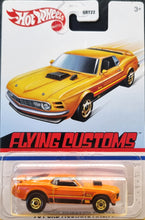 Load image into Gallery viewer, Hot Wheels 2021 &#39;70 Ford Mustang Mach 1 Orange Flying Customs 5/8 New Long Card
