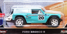 Load image into Gallery viewer, Hot Wheels 2022 Ford Bronco R Aqua American Scene Car Culture 3/5 New Long Card
