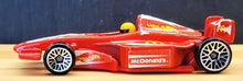 Load image into Gallery viewer, Hot Wheels 2002 F1 Car Red McDonalds Die Cast Car
