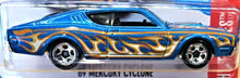 Load image into Gallery viewer, HOT WHEELS 2016 &#39;69 MERCURY CYCLONE BLUE #100 HW FLAMES 10/10 NEW
