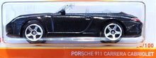 Load image into Gallery viewer, Matchbox 2021 Porsche 911 Carrera Cabriolet Black MBX Highway #54/100 New
