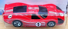 Load image into Gallery viewer, Hot Wheels 2021 &#39;67 Ford GT40 MK.IV Red #106 HW Race Day 8/10 New Long Card
