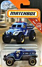 Load image into Gallery viewer, Matchbox 2018 Road Raider Blue #77 MBX Rescue 21/30 New Long Card
