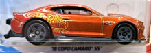 Load image into Gallery viewer, Hot Wheels 2019 &#39;18 Copo Camaro SS Orange #71 Muscle Mania 5/10 New Long Card
