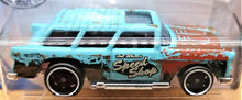 Load image into Gallery viewer, Hot Wheels 2019 Classic &#39;55 Nomad Turquoise #183 Rod Squad 5/10 New Long Card
