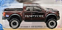 Load image into Gallery viewer, Hot Wheels 2021 &#39;17 Ford F-150 Raptor Red-Brown #167 HW Torque 5/5 New Long Card
