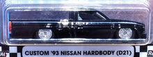 Load image into Gallery viewer, Hot Wheels 2021 Custom &#39;93 Nissan Hardbody (D21) Black Hot Wheels Boulevard #38
