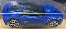Load image into Gallery viewer, Hot Wheels &#39;14 Corvette Stingray Blue Gran Turismo 2018 4/8 New Long Card
