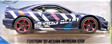 Load image into Gallery viewer, Hot Wheels 2020 Custom &#39;01 Acura Integra GSR Purple #97 Speed Blur 2/5 New
