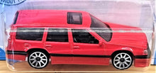 Load image into Gallery viewer, Hot Wheels 2021 Volvo 850 Estate Red #43 Factory Fresh 2/10 New Long Card
