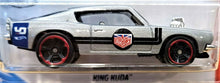 Load image into Gallery viewer, Hot Wheels 2019 King Kuda Silver #140 Muscle Mania 9/10 New Long Card
