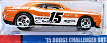 Load image into Gallery viewer, Hot Wheels 2018 &#39;15 Dodge Challenger SRT Orange 50th Anniversary Throwback 10/10
