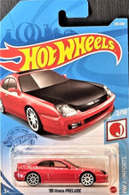 Load image into Gallery viewer, Hot Wheels 2021 &#39;98 Honda Prelude Red #125 HW J-Imports 2/10 New Long Card
