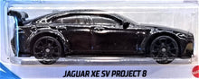 Load image into Gallery viewer, Hot Wheels 2021 Jaguar XE SV Project 8 Black #85 HW Torque 1/5 New Long Card
