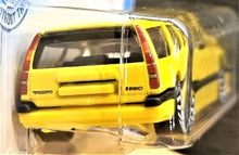 Load image into Gallery viewer, Hot Wheels 2021 Volvo 850 Estate Yellow #43 Factory Fresh 2/10 New Long Card
