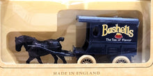 Load image into Gallery viewer, Lledo Days Gone Bushells Horse Drawn Delivery Van Diecast Blue
