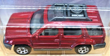 Load image into Gallery viewer, Matchbox 2018 2000 Nissan Xterra Dark Red #111 MBX Road Trip 30/35 New Long Card
