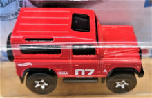 Load image into Gallery viewer, Hot Wheels 2020 Land Rover Defender 90 Red #199 Factory Fresh 4/10 New Long Card
