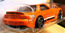 Load image into Gallery viewer, Hot Wheels 2020 &#39;95 Mazda RX-7 Orange #43 HW Turbo 4/5 New Long Card
