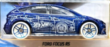 Load image into Gallery viewer, Hot Wheels 2018 Ford Focus RS Blue #276 HW Art Cars 3/10 New
