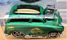 Load image into Gallery viewer, Hot Wheels 2019 Surf &#39;N Turf Satin Green #79 Rod Squad 7/10 New Long Card
