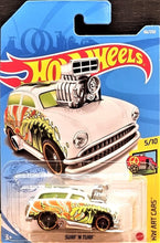 Load image into Gallery viewer, Hot Wheels 2021 Surf &#39;n Turf White #66 HW Art Cars 5/10 New Long Card
