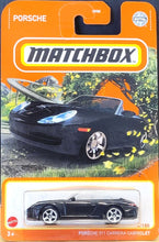 Load image into Gallery viewer, Matchbox 2021 Porsche 911 Carrera Cabriolet Black MBX Highway #54/100 New
