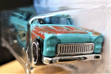 Load image into Gallery viewer, Hot Wheels 2019 Classic &#39;55 Nomad Turquoise #183 Rod Squad 5/10 New Long Card
