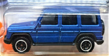 Load image into Gallery viewer, Matchbox 2020 ´15 Mercedes-Benz G 550 Blue #36 MBX Highway New Long Card
