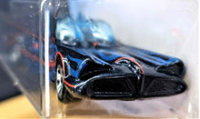 Load image into Gallery viewer, Hot Wheels 2019 TV Series Batmobile Dark Blue #118 Batman 3/5 New Long Card
