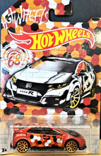 Load image into Gallery viewer, Hot Wheels 2019 &#39;16 Honda Civic Type R Orange Urban Camouflage Series 2/5 New
