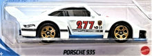 Load image into Gallery viewer, Hot Wheels 2021 Porsche 935 White #58 HW Race Day 5/10 New Long Card - Gold
