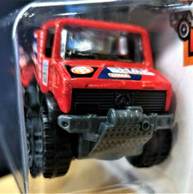 Load image into Gallery viewer, Hot Wheels 2019 Mercedes-Benz Unimog 1300 Red #7 HW Hot Trucks 4/10 New
