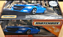 Load image into Gallery viewer, Matchbox 2020 2018 Dodge Charger Blue #15 MBX City New Sealed Box
