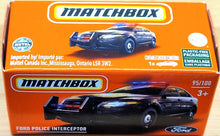 Load image into Gallery viewer, Matchbox 2021 Ford Police Interceptor Grey MBX Metro #95/100 New Sealed Box
