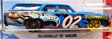 Load image into Gallery viewer, Hot Wheels 2018 &#39;70 Chevelle SS Wagon Blue HW Daredevils 1/5 New Long Card
