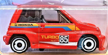 Load image into Gallery viewer, Hot Wheels 2020 &#39;85 Honda City Turbo II Red #11 HW Race Day 5/10 New Long Card
