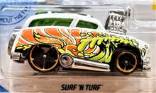 Load image into Gallery viewer, Hot Wheels 2021 Surf &#39;n Turf White #66 HW Art Cars 5/10 New Long Card
