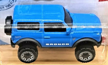 Load image into Gallery viewer, Hot Wheels 2021 Ford Bronco Sky Blue #100 Then &amp; Now 3/10 New Long Card
