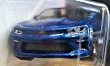 Load image into Gallery viewer, Matchbox 2018 &#39;16 Chevy Camaro Convertible Blue #11 MBX Road Trip 9/35 New
