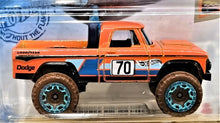 Load image into Gallery viewer, Hot Wheels 2021 &#39;70 Dodge Power Wagon Orange #3 Baja Blazers 2/10 New Long Card
