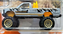 Load image into Gallery viewer, Matchbox 2020 Chevy K-1500 Light Grey #69 MBX Mountain New Long Card
