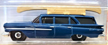 Load image into Gallery viewer, Matchbox 2018 &#39;59 Chevy Wagon Dark Blue #10 MBX Road Trip 8/35 New Long Card
